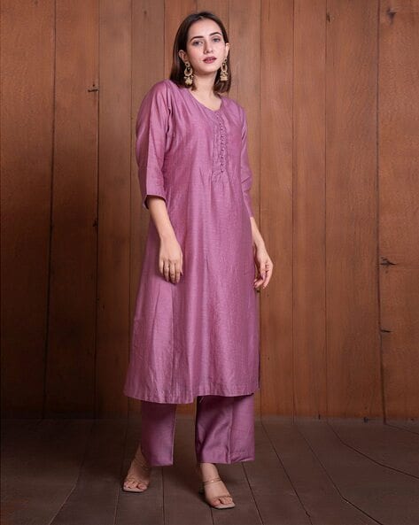 Women Straight Kurta Set Price in India