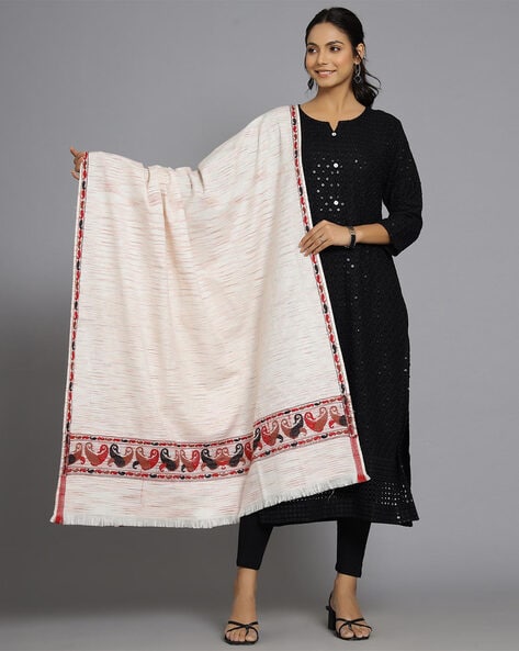 Women Geometric Shawl Price in India