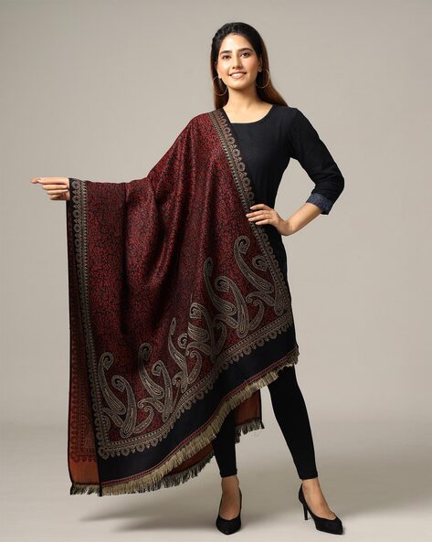 Women Paisley Shawl Price in India