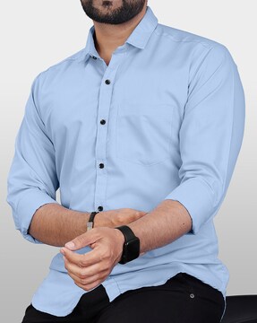 Buy Sky Blue Shirts for Men by Urban Buccachi Online Ajio