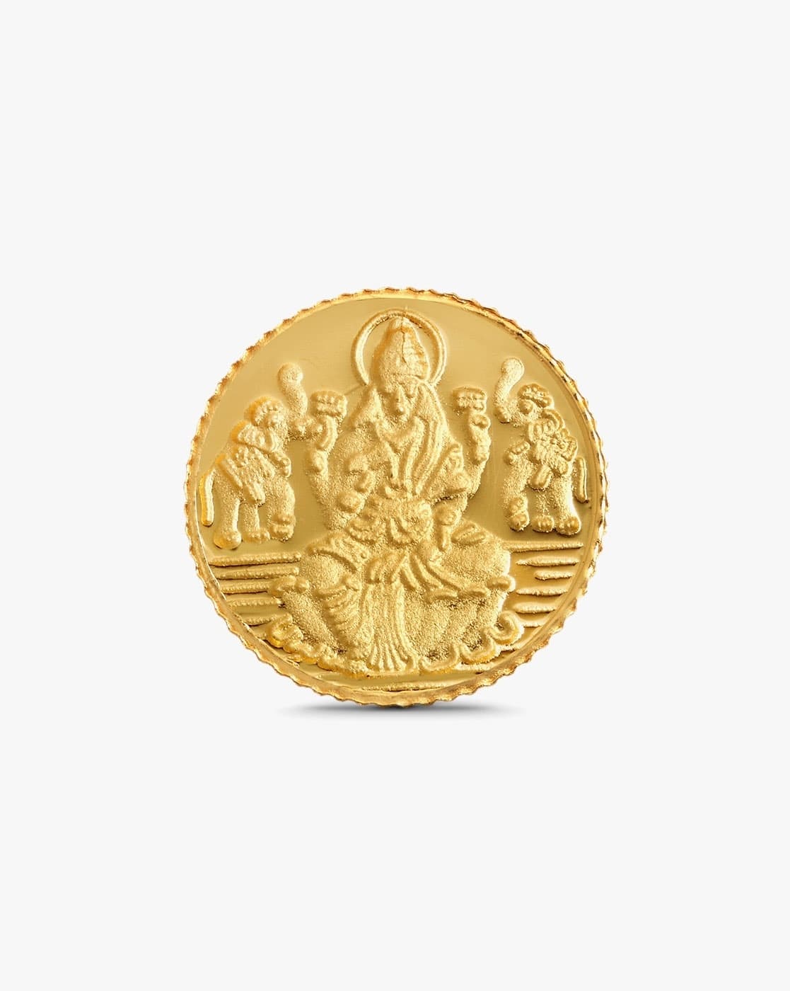 Bangalore Refinery 1 Gm 24 Kt For Women (999, FreeSize) Yellow Gold Lakshmi Coin For Women (Yellow Gold, FreeSize)