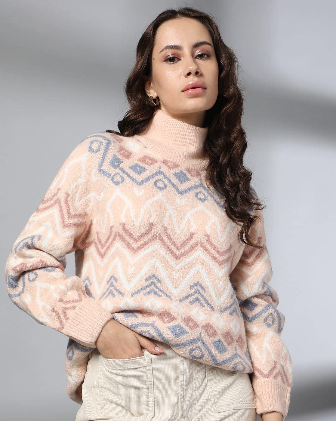 トップス andmary Frida knit set pink beige ANDMARY】Frida knit set
