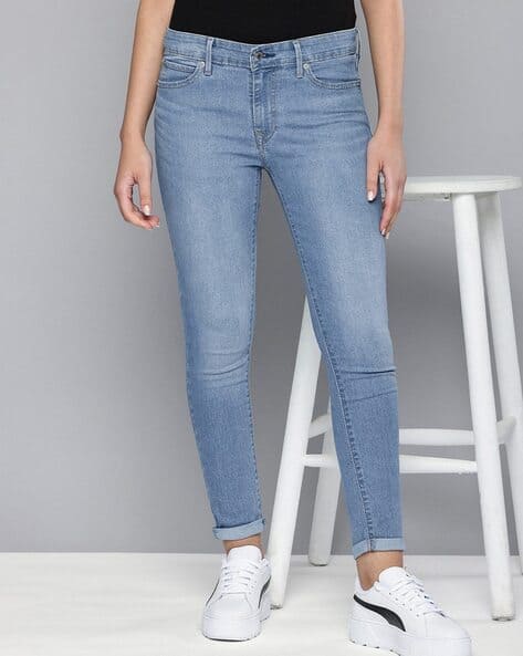 Women Lightly Washed Skinny Fit Jeans