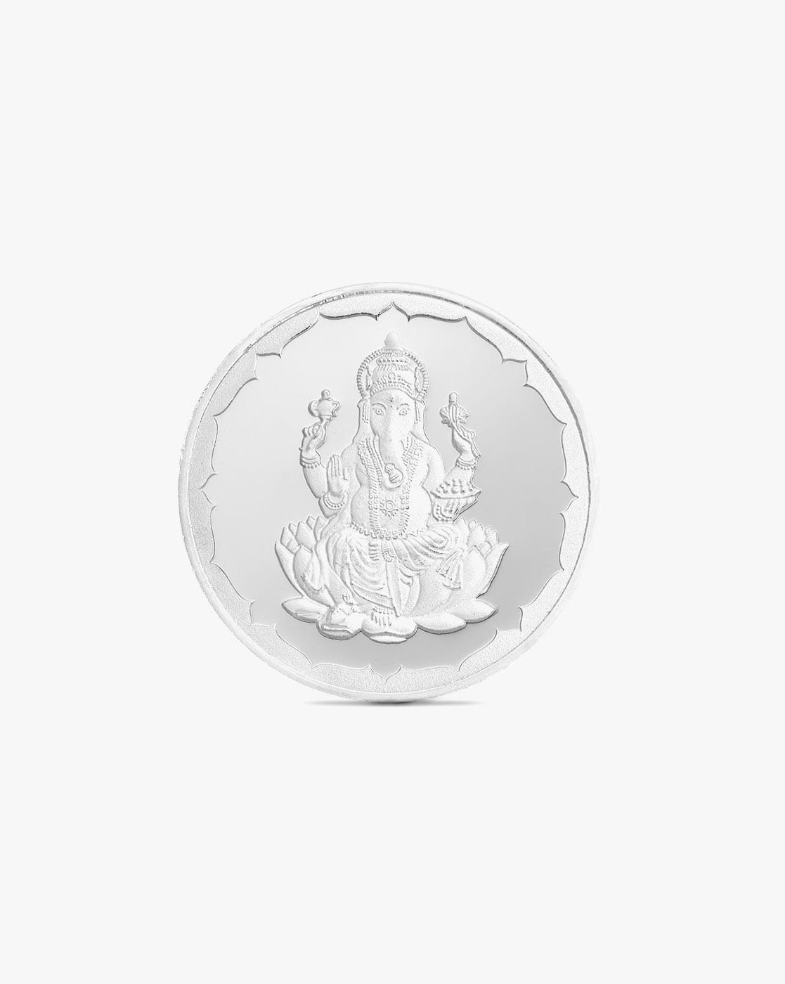 Bangalore Refinery 100 Gm For Women (999, FreeSize) Silver Lord Ganesh Coin For Women (Silver, FreeSize)