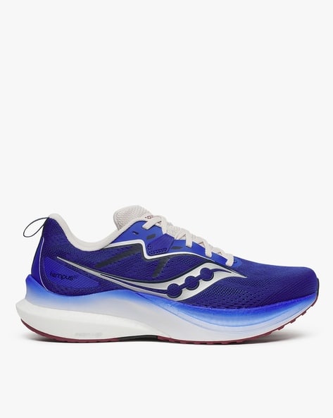 Buy SAUCONY Men Tempus Lace-Up Running Shoes Indigo Blue