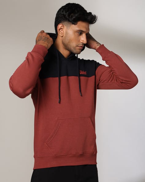 JOHN PLAYERS SELECT Men Colourblock Hoodie
