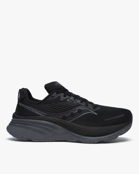 saucony black running shoes