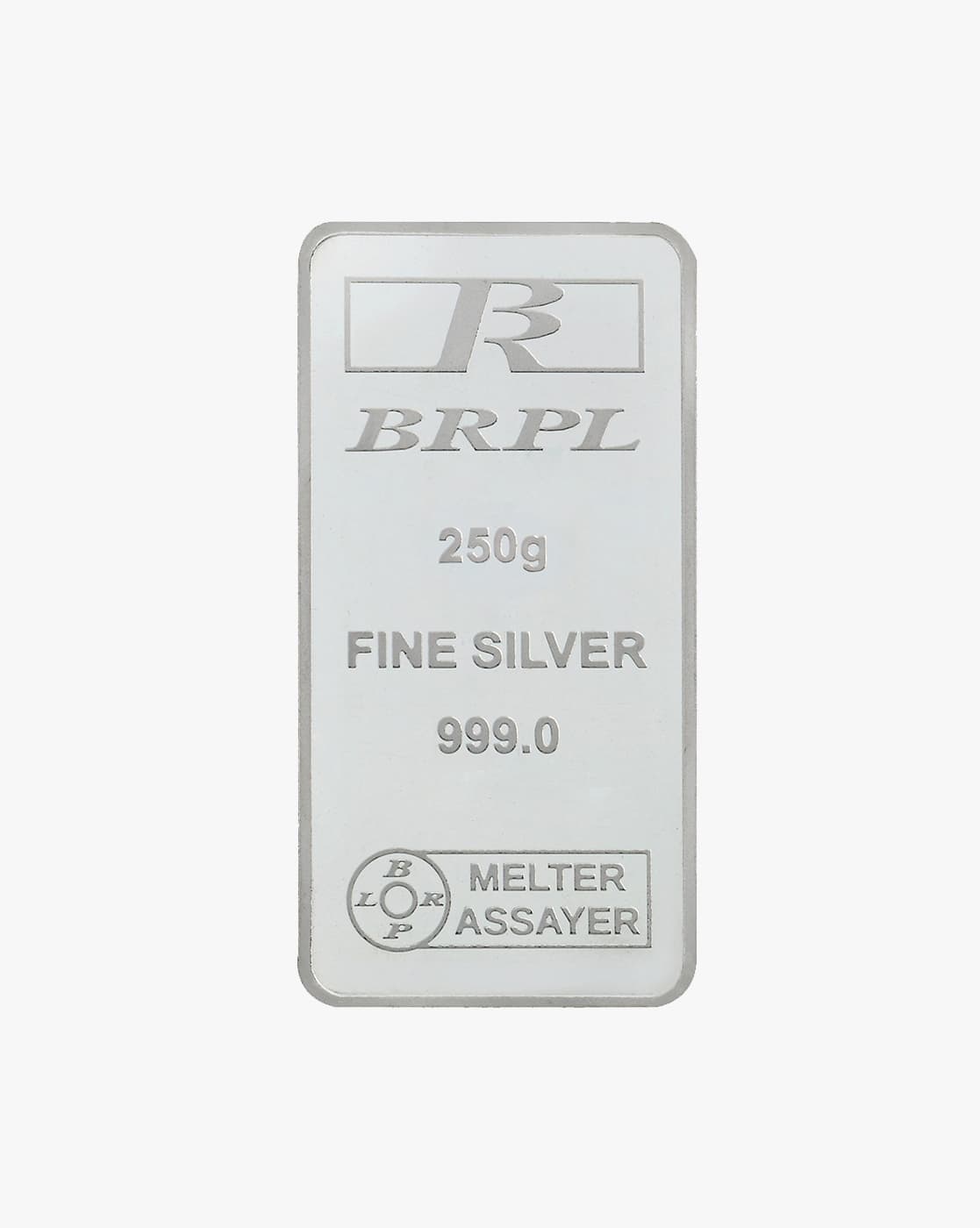 Bangalore Refinery 250 Gm For Women (999, FreeSize) Silver Bar For Women (Silver, FreeSize)