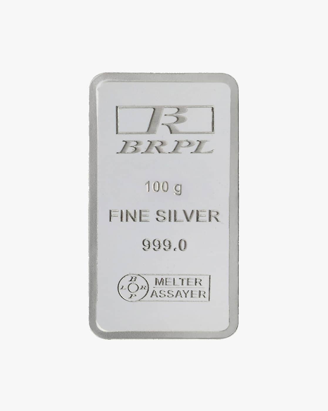 Bangalore Refinery 100 Gm For Women (999, FreeSize) Silver Bar For Women (Silver, FreeSize)