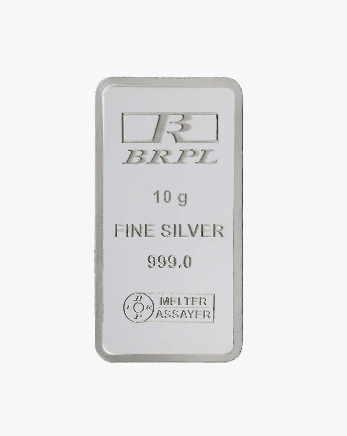 Bangalore Refinery 10 Gm For Women (999, FreeSize) Silver Bar For Women (Silver, FreeSize)