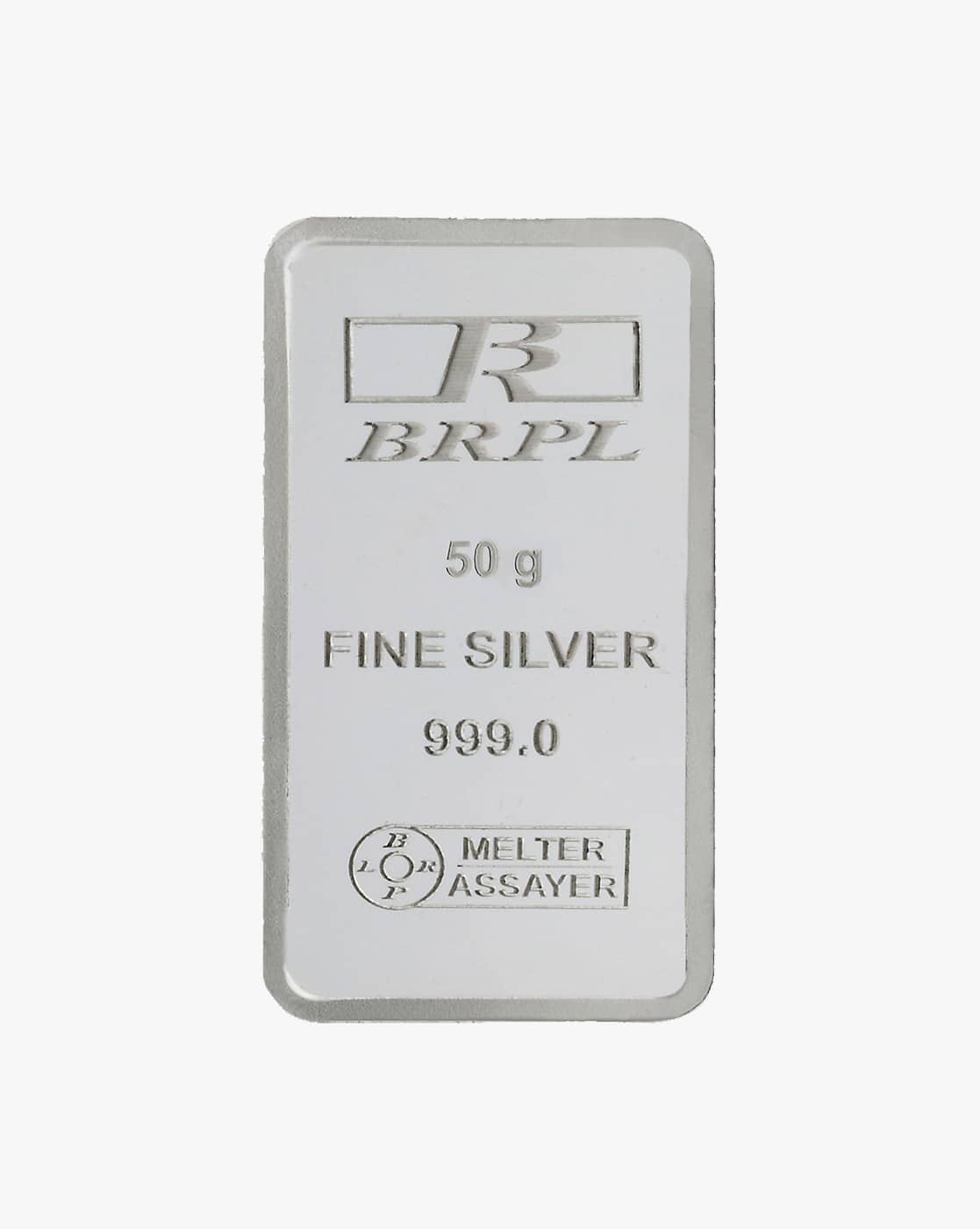Bangalore Refinery 50 Gm For Men (999, FreeSize) Silver Bar For Men (Silver, FreeSize)