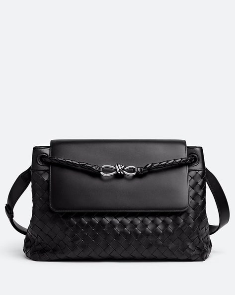 【関税&送料込】Bottega Veneta Black Leather Medium Andiamo ブラックアンディアーモ| Bottega Veneta® 日本