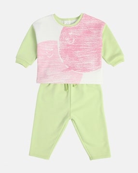miniklub Unisex Printed Top & Pants Set-picture-14