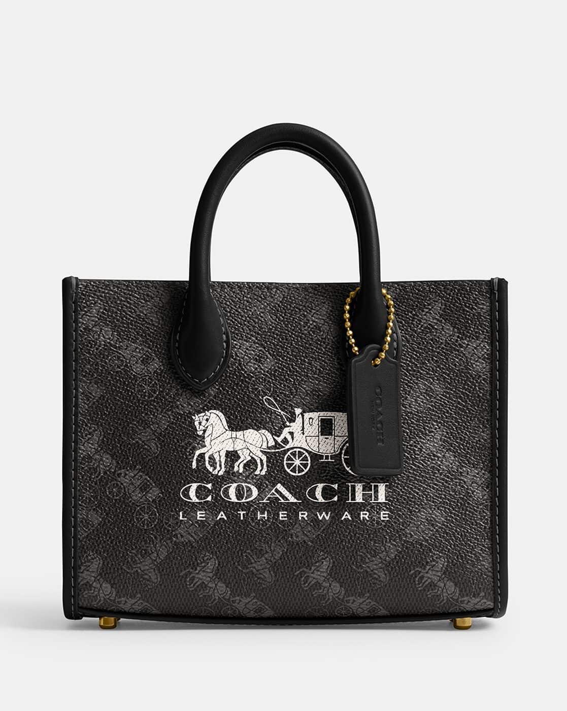 ◇Coach◇ Ace Tote 17 with Horse and Carriage COACH ACE TOTE 17 WITH HORSE AND CARRIAGE PRINT – Naveen's