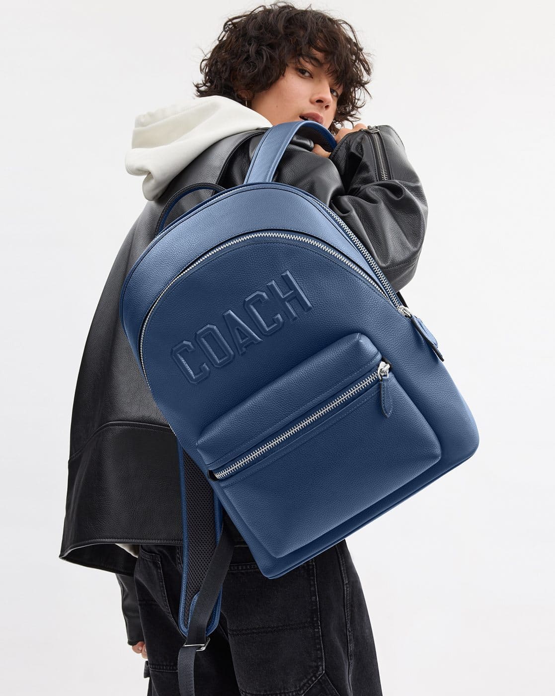 COACH ライトブルー リュック コーチ ファクトリー アウトレット COACH FACTORY バックパック