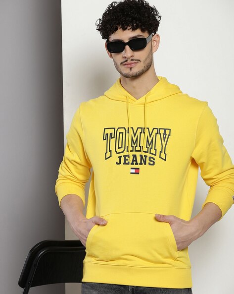 Buy Yellow Sweatshirt Hoodies for Men by TOMMY HILFIGER Online Ajio