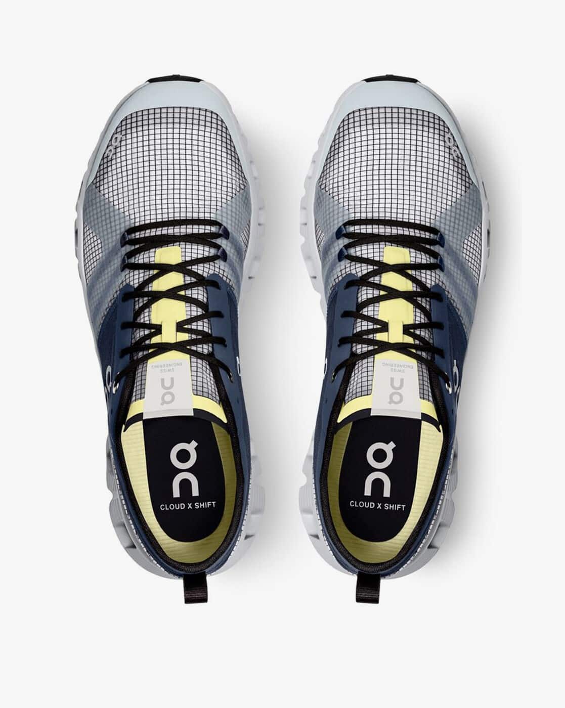 Buy ON Men Cloud X Shift 1 Lace-Up Running Shoes | Silver Color