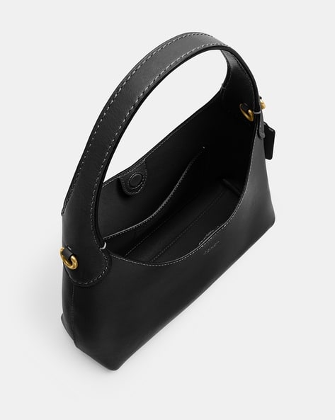 Buy Coach Brooklyn Small Shoulder Bag | Black Color Women | AJIO LUXE