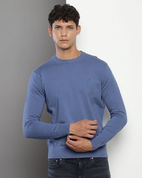 Buy Blue Sweatshirt Hoodies for Men by TOMMY HILFIGER Online