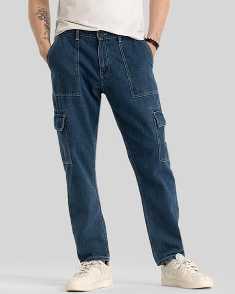 Men Mid-Rise Relaxed Fit Jeans