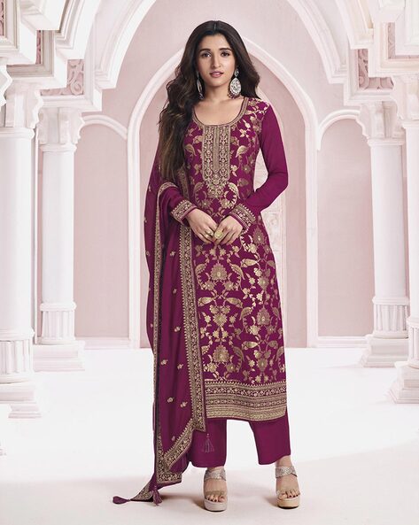 Women Self Design Kurta Set Price in India