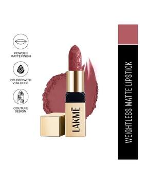 lakme Rouge Bloom Powder Matte Bullet - Nude Nectar-picture-53