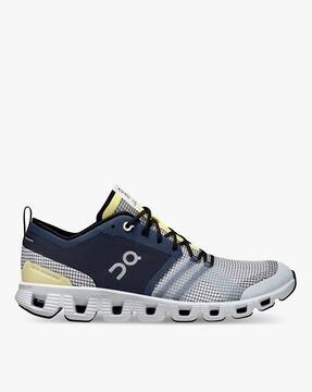 Buy ON Men Cloud X Shift 1 Lace-Up Running Shoes | Silver Color
