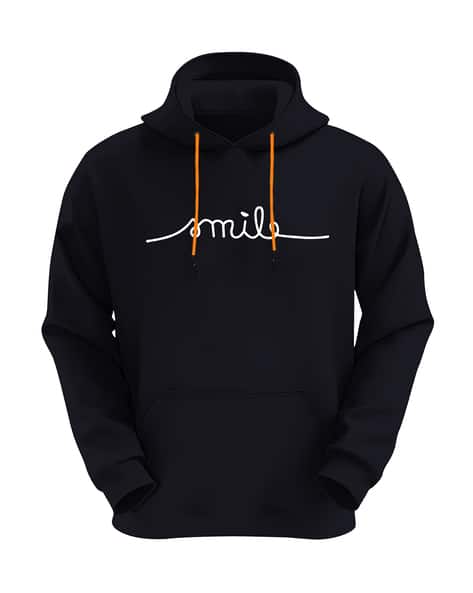 Buy Black Sweatshirt Hoodies for Men by Fashion And Youth Online