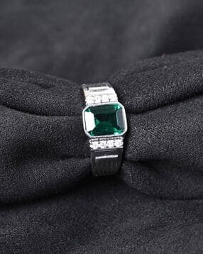 clara Men Sterling Silver Swiss Zirconia Alvaro Ring-picture-36