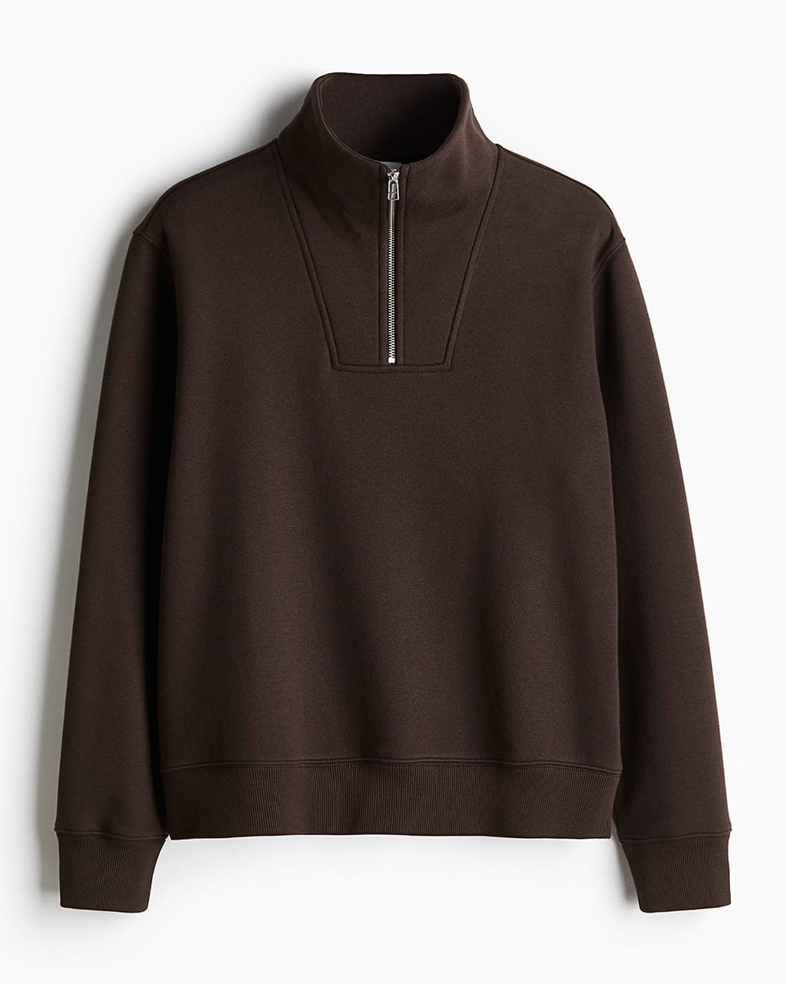 Men Regular Fit Zip-Top Sweatshirt