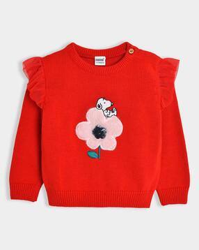 miarcus Embroidered Round-Neck Sweater-picture-25