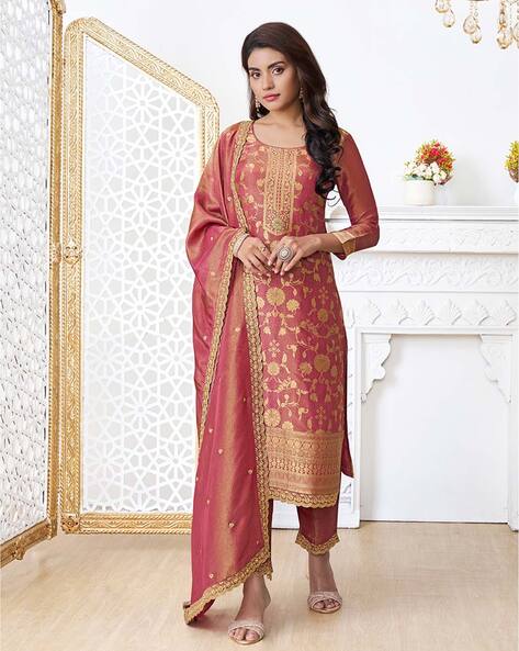 Women Self Design Kurta Set Price in India