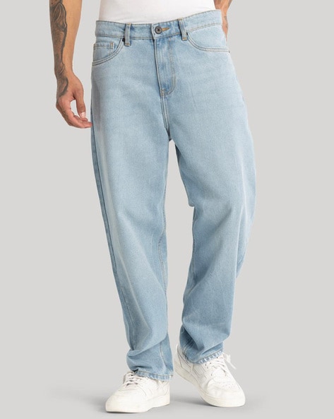 Men Mid-Rise Relaxed Fit Jeans