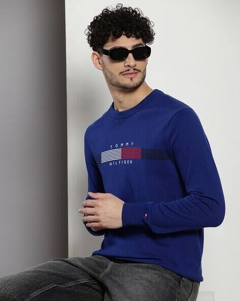 Buy Blue Sweatshirt Hoodies for Men by TOMMY HILFIGER Online