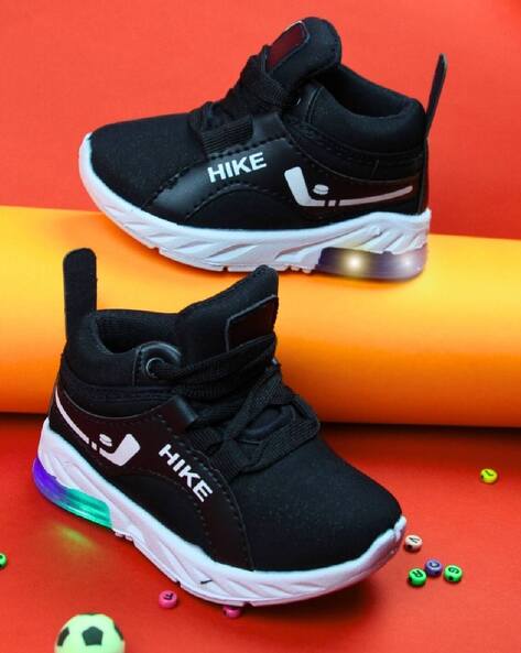 Boys Round-Toe Lace-Up Casual Shoes