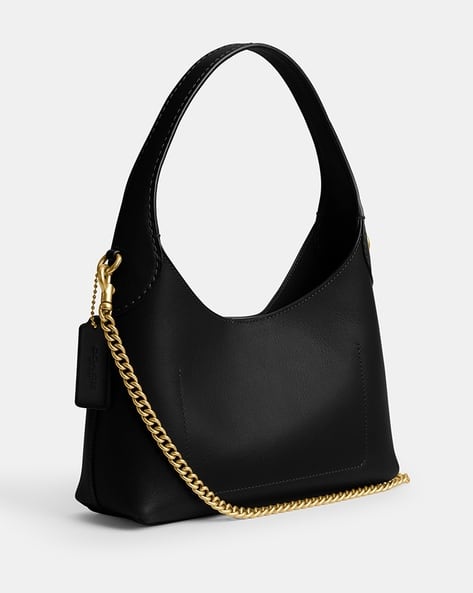 Buy Coach Brooklyn Small Shoulder Bag | Black Color Women | AJIO LUXE