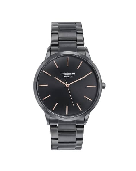 SONATA Men Water-Resistant Analogue Watch-SP70045NM01W