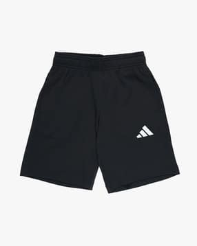 adidas kids Boys Logo Print Regular Fit Shorts with Insert Pockets-picture-19