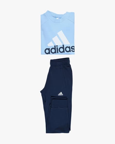 boys navy adidas tracksuit