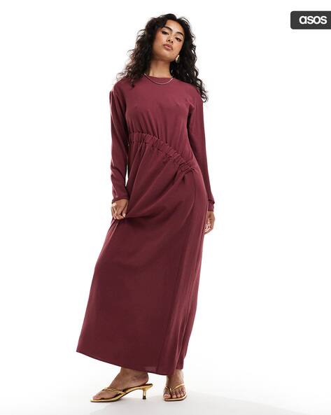 ASOS DESIGN Women Ruched Sheath Dress