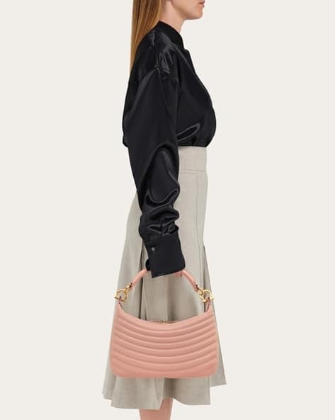 Buy FERRAGAMO Quilted Medium Crossbody Bag with Detachable