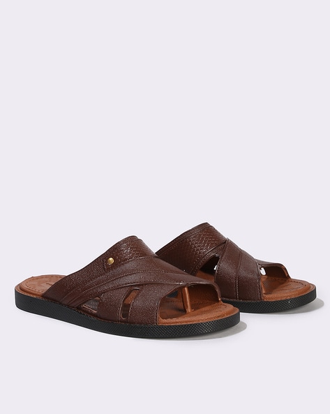 Men Toe-Ring Slip-On Sandals