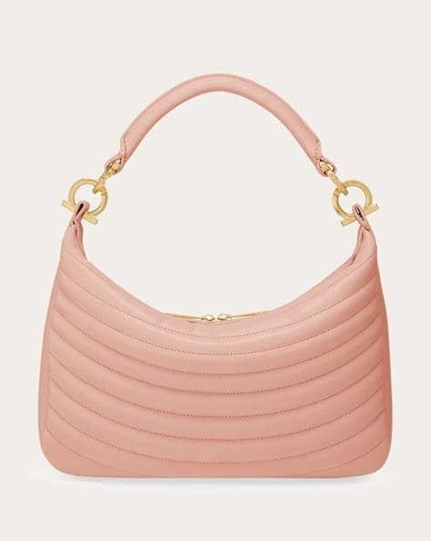 【FERRAGAMO】 Medium Quilted Crossbody Bag Ferragamo Medium Quilted Shoulder Bag In Black - 14% Off