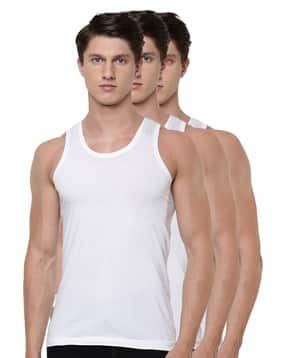 ramraj cotton Regular Fit Pack of 3 Vests-picture-13