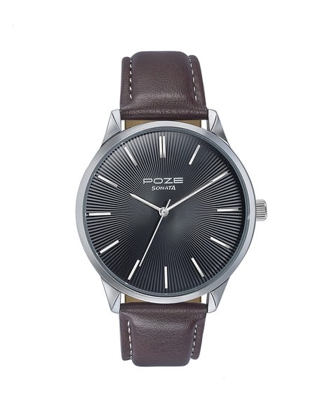 SONATA Men Water-Resistant Analogue Watch-SP70046SL01W