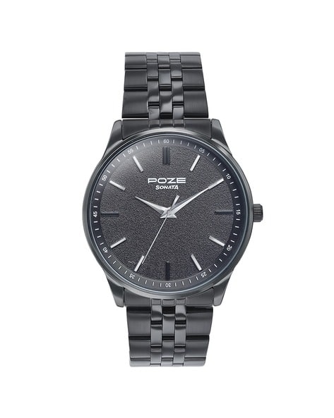 SONATA Men Water-Resistant Analogue Watch-SP70048NM01W
