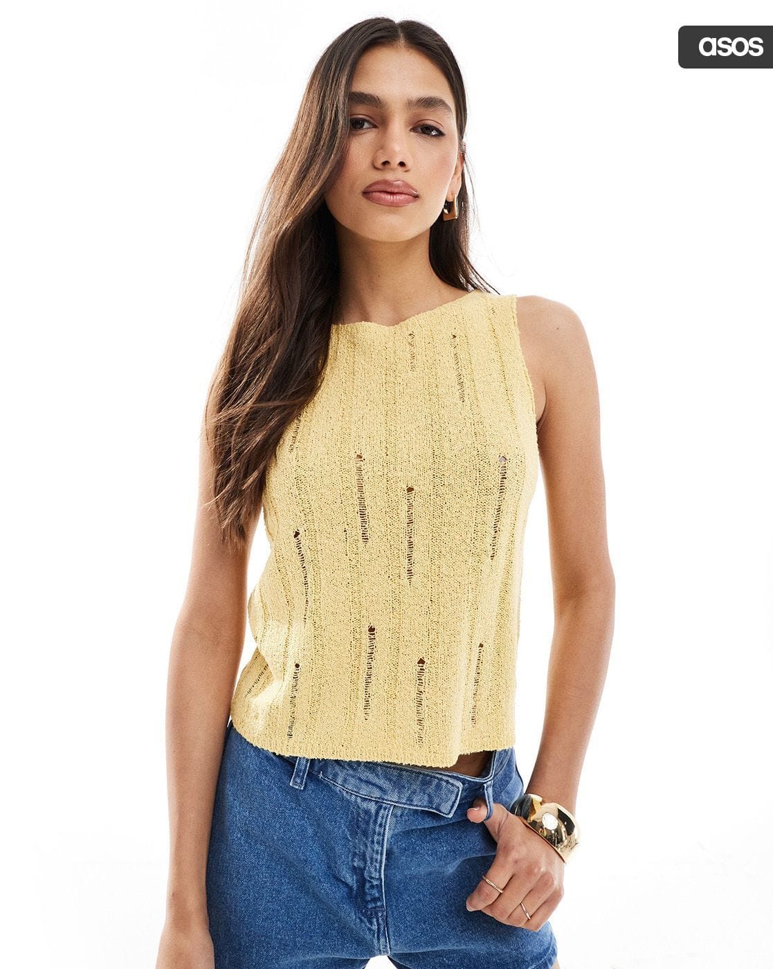 asos yellow top