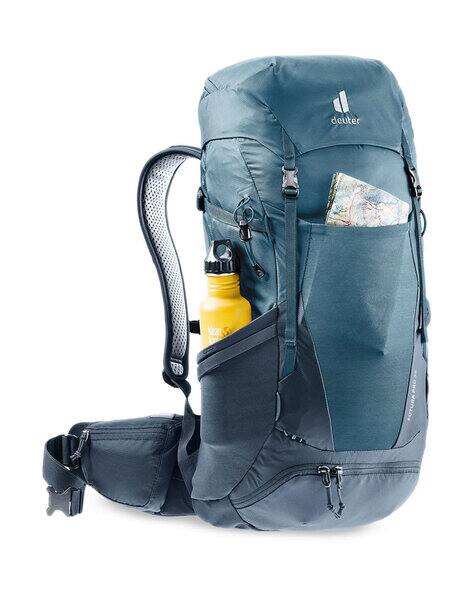 Unisex Logo Print Rucksack with Attached Backpack