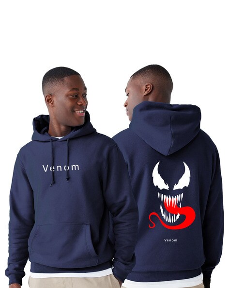 Buy Navy blue Sweatshirt Hoodies for Men by LASMO Online Ajio