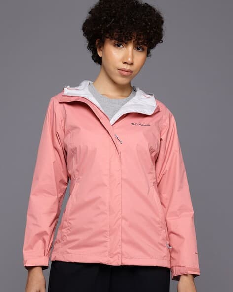Women Zip-Front Waterproof Jacket